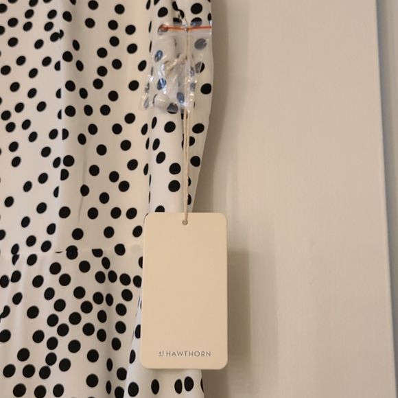 41 Hawthorn Black and White Polkadot Dress Size S - Picture 3 of 4